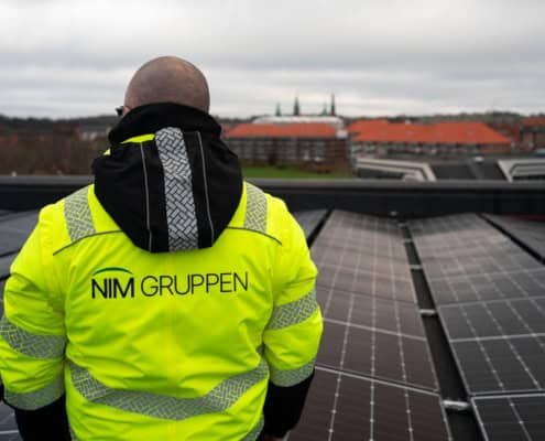 Nyt tag med solceller fra Nim Gruppen