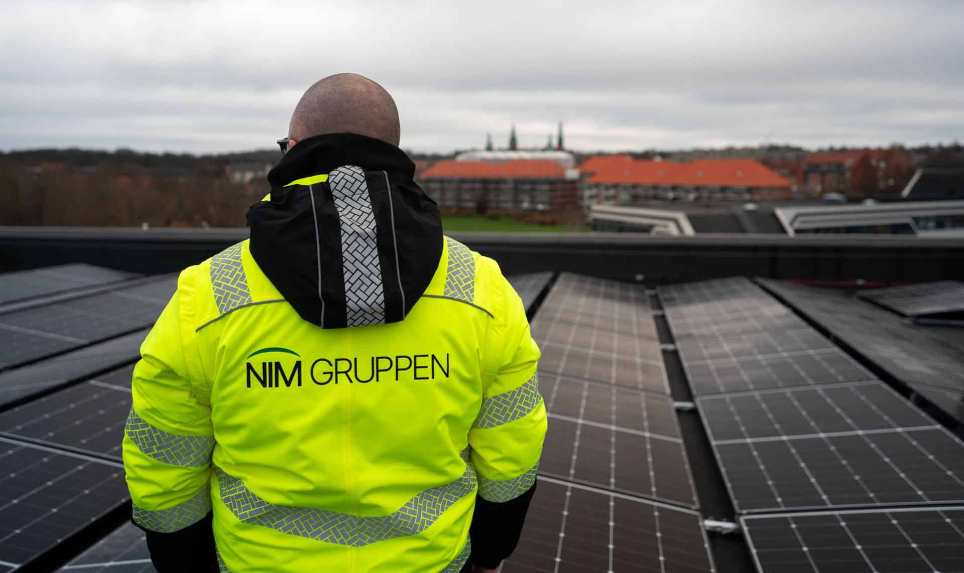 Nyt tag med solceller fra Nim Gruppen