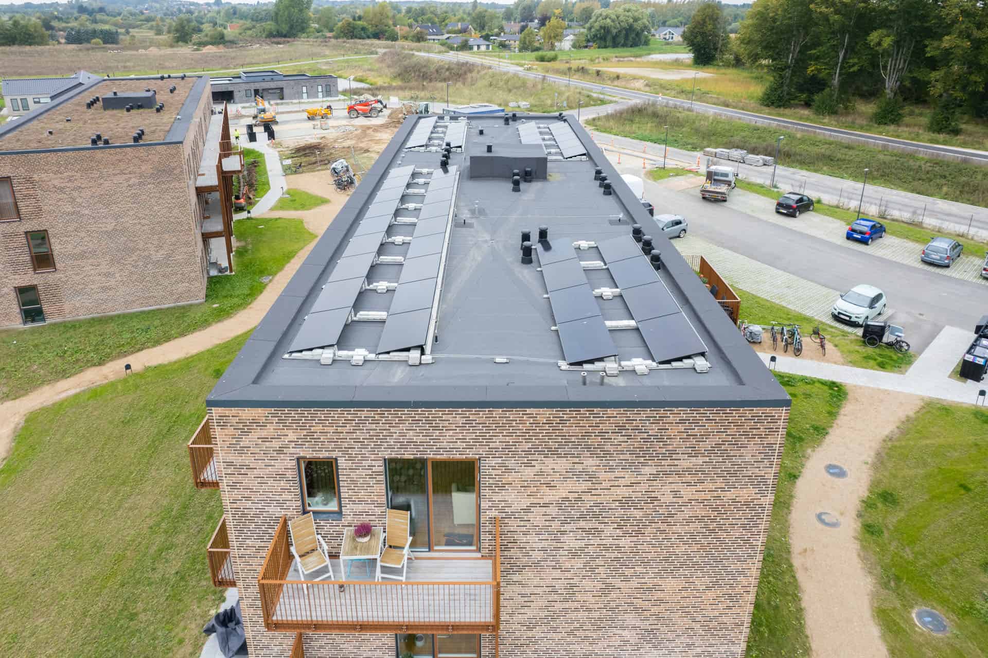 Nyt tag med solceller af NimGruppen